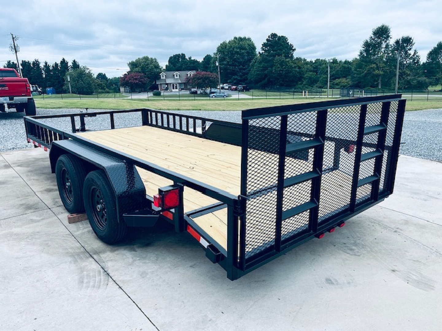 New 2026 Nolan 7X16 ATV Style Utility Trailer 7K w/Spring Assist