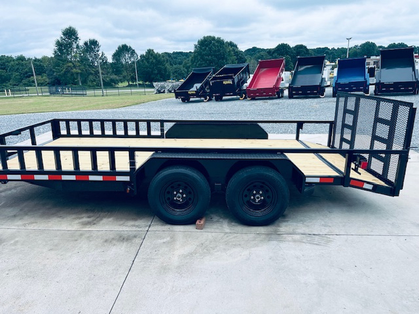 New 2026 Nolan 7X16 ATV Style Utility Trailer 7K w/Spring Assist