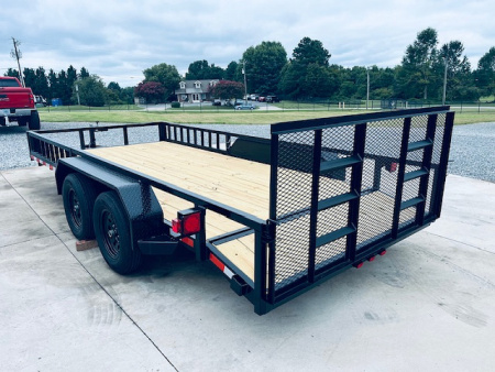 New 2026 Nolan 7X16 ATV Style Utility Trailer 7K w/Spring Assist