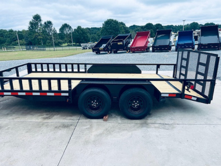 New 2026 Nolan 7X16 ATV Style Utility Trailer 7K w/Spring Assist