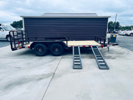 New 2026 Nolan 7X16 ATV Style Utility Trailer 7K w/Spring Assist