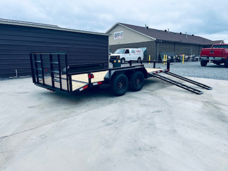 New 2026 Nolan 7X16 ATV Style Utility Trailer 7K w/Spring Assist