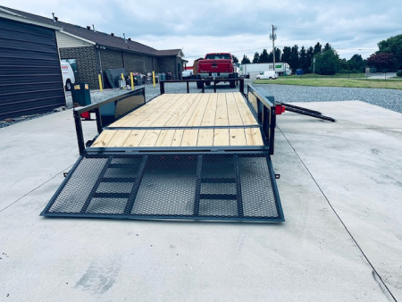 New 2026 Nolan 7X16 ATV Style Utility Trailer 7K w/Spring Assist