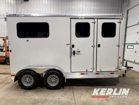 New 2025 Bar-M 2 Horse Straight Load Bumper Pull