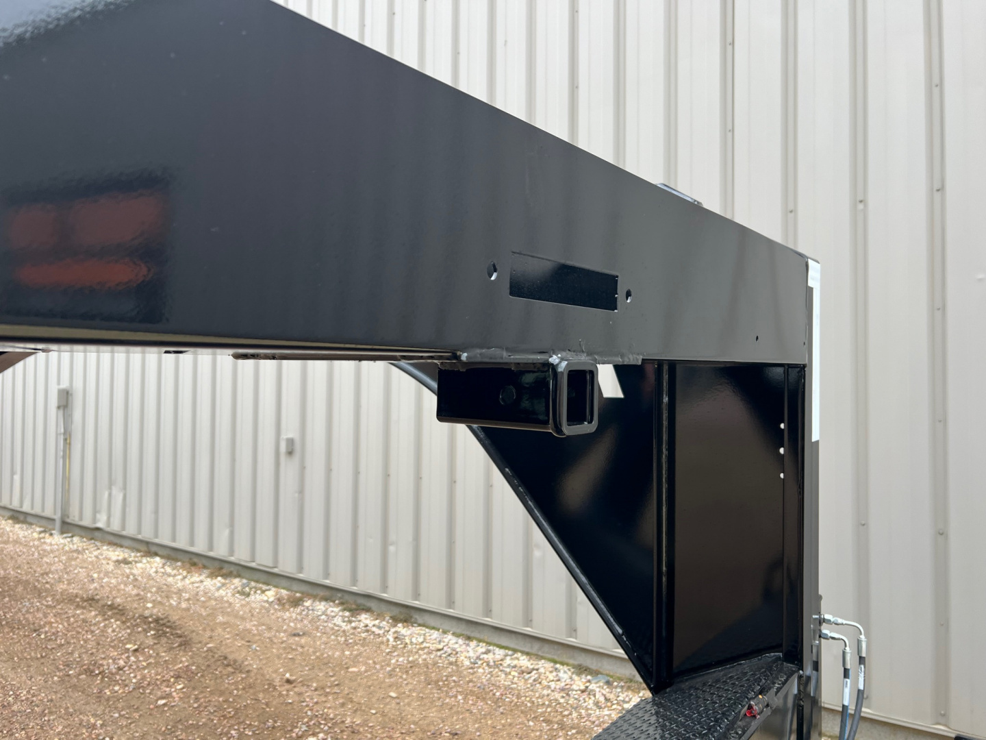 New 2026 Midsota 28' Hydraulic Tail Gooseneck Equipment Trailer