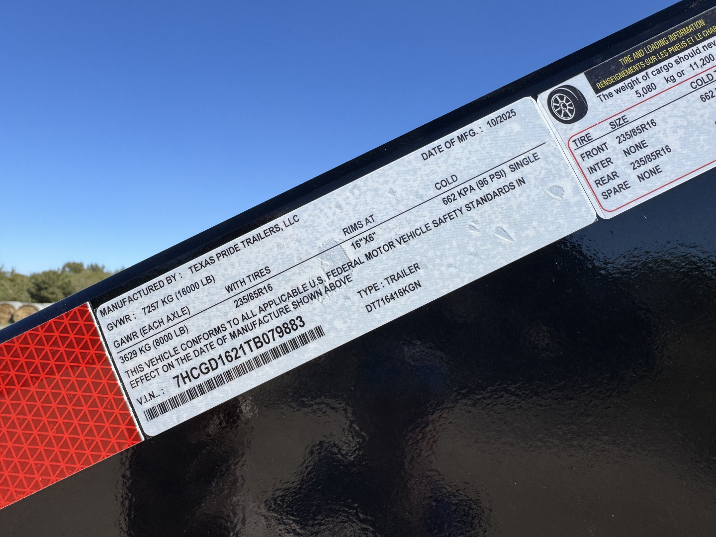 New 2026 Texas Pride Trailers DT716416KGN Dump Trailer