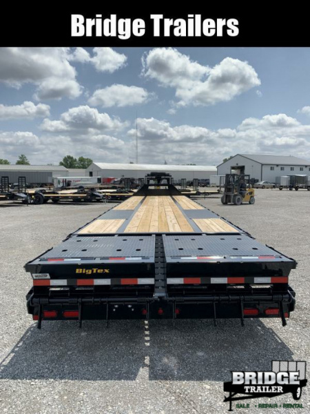New 2026 Big Tex Trailers 25GN-40D5A-MRBK (35' + 5' X 102") 25.9K Mega Ramp Flatbed Trailer
