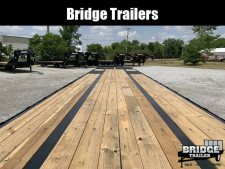 New 2026 Big Tex Trailers 25GN-40D5A-MRBK (35' + 5' X 102") 25.9K Mega Ramp Flatbed Trailer