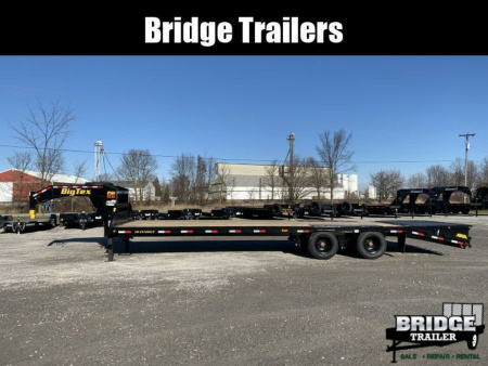 New 2026 Big Tex Trailers 25GN-30D5A-MRBK (25' + 5' X 102") 25.9K Mega Ramp Flatbed Trailer
