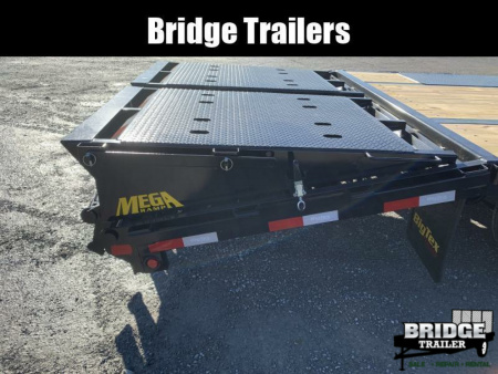 New 2026 Big Tex Trailers 25GN-30D5A-MRBK (25' + 5' X 102") 25.9K Mega Ramp Flatbed Trailer