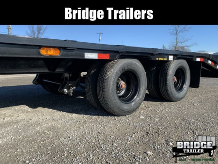 New 2026 Big Tex Trailers 25GN-30D5A-MRBK (25' + 5' X 102") 25.9K Mega Ramp Flatbed Trailer