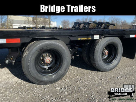 New 2026 Big Tex Trailers 25GN-30D5A-MRBK (25' + 5' X 102") 25.9K Mega Ramp Flatbed Trailer