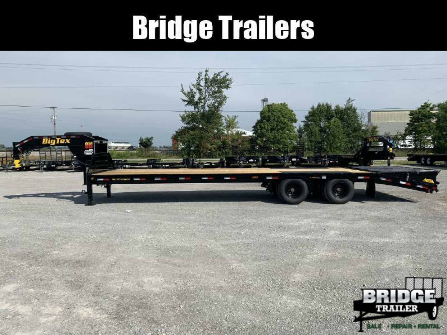 New 2026 Big Tex Trailers 22GN-30D5A-MR (25' + 5' X 102") 23.9K Mega Ramp Flatbed Trailer