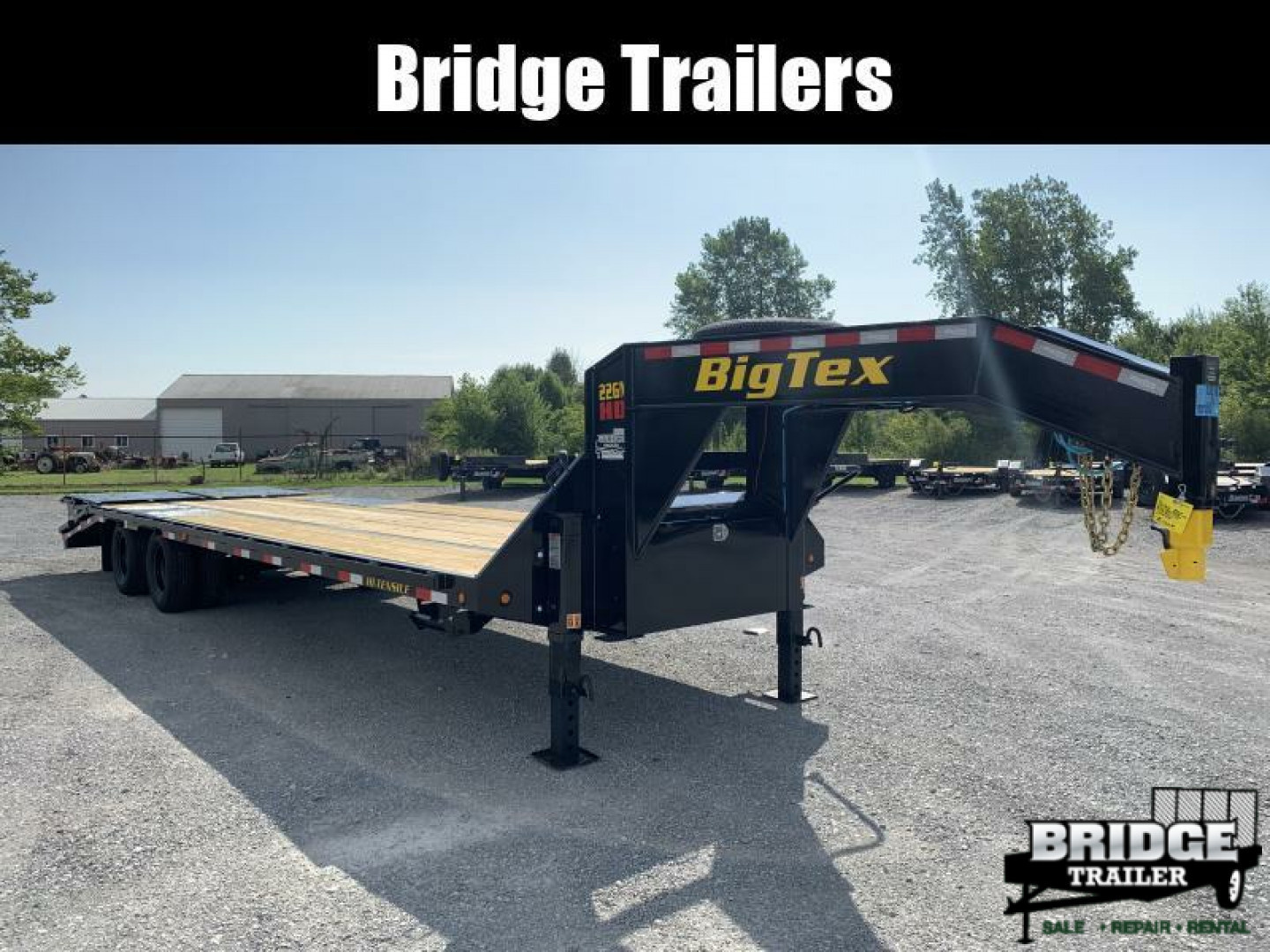 New 2026 Big Tex Trailers 22GN-30D5A-MR (25' + 5' X 102") 23.9K Mega Ramp Flatbed Trailer