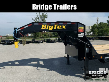 New 2026 Big Tex Trailers 22GN-25D5A-MR (20' + 5' X 102") 23.9K Mega Ramp Flatbed Trailer