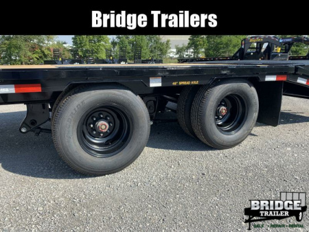 New 2026 Big Tex Trailers 22GN-25D5A-MR (20' + 5' X 102") 23.9K Mega Ramp Flatbed Trailer
