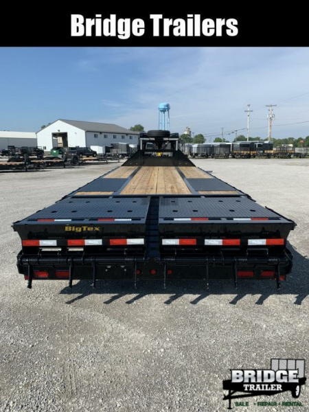 New 2026 Big Tex Trailers 22GN-25D5A-MR (20' + 5' X 102") 23.9K Mega Ramp Flatbed Trailer