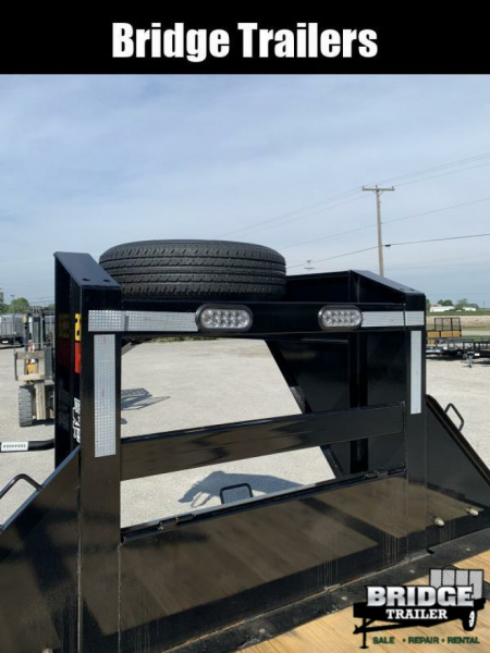New 2026 Big Tex Trailers 22GN-25D5A-MR (20' + 5' X 102") 23.9K Mega Ramp Flatbed Trailer
