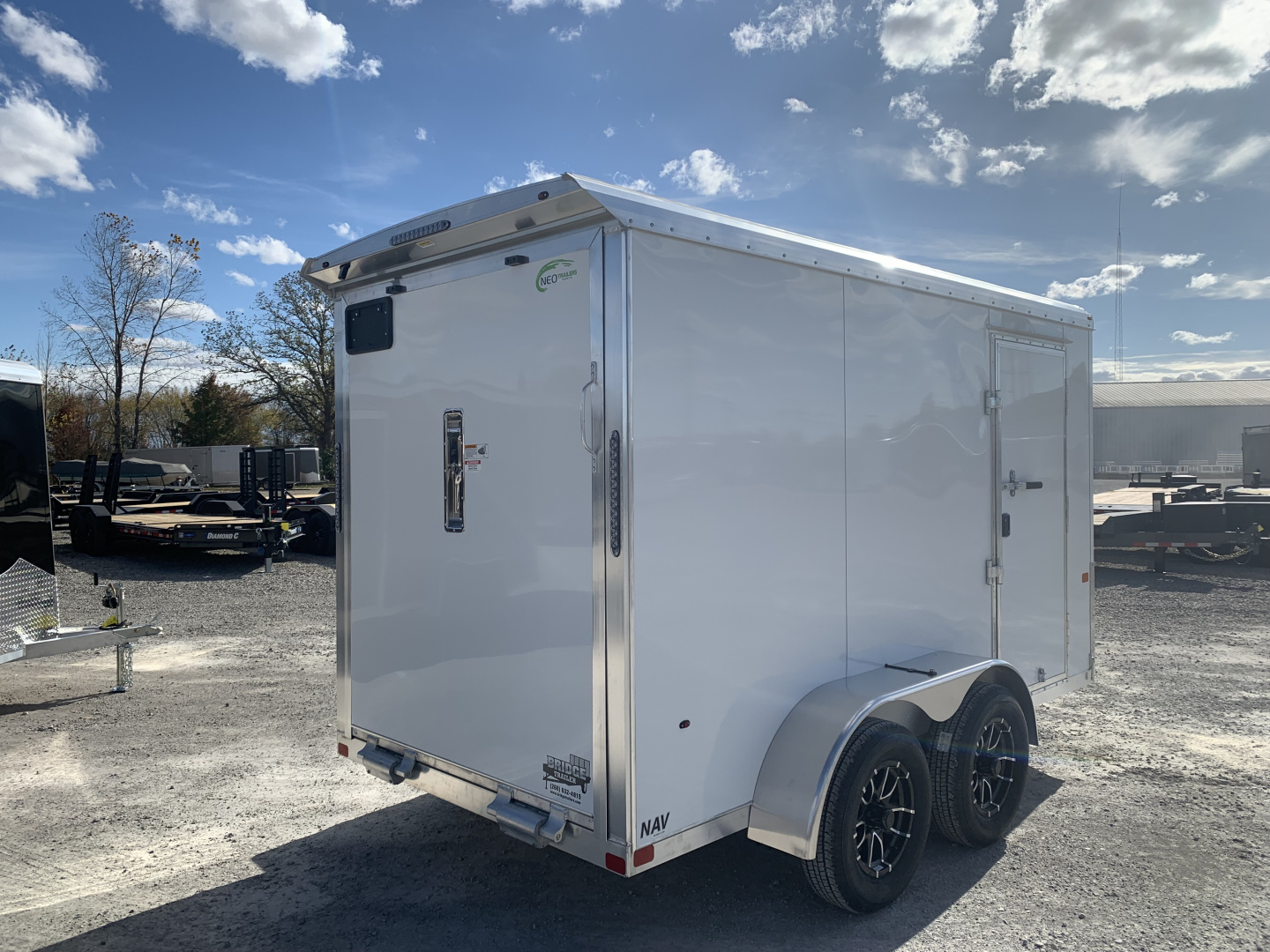 New 2026 NEO Trailers NAV126TR6 (6' X 12') 7K V-Nose Cargo / Enclosed Trailer