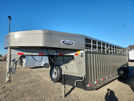 New 2026 Titan Trailer 24' RANCHER Stock / Stock Combo Trailer