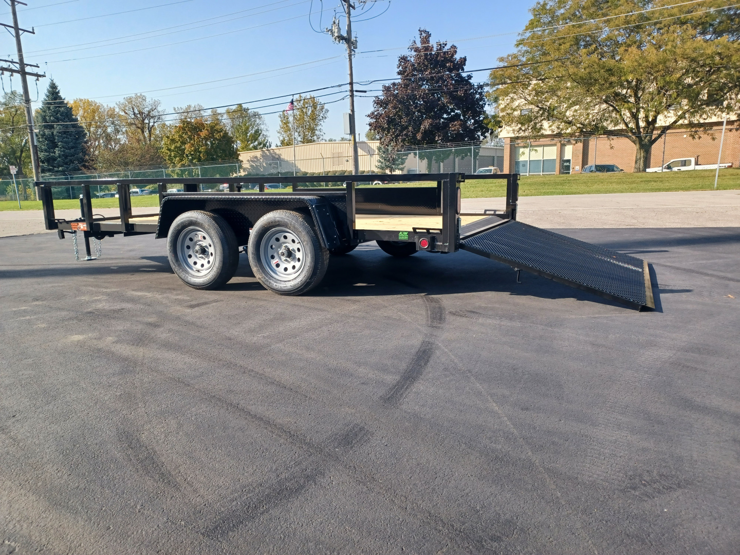 New 7X14 TANDEM UTILITY TRAILER