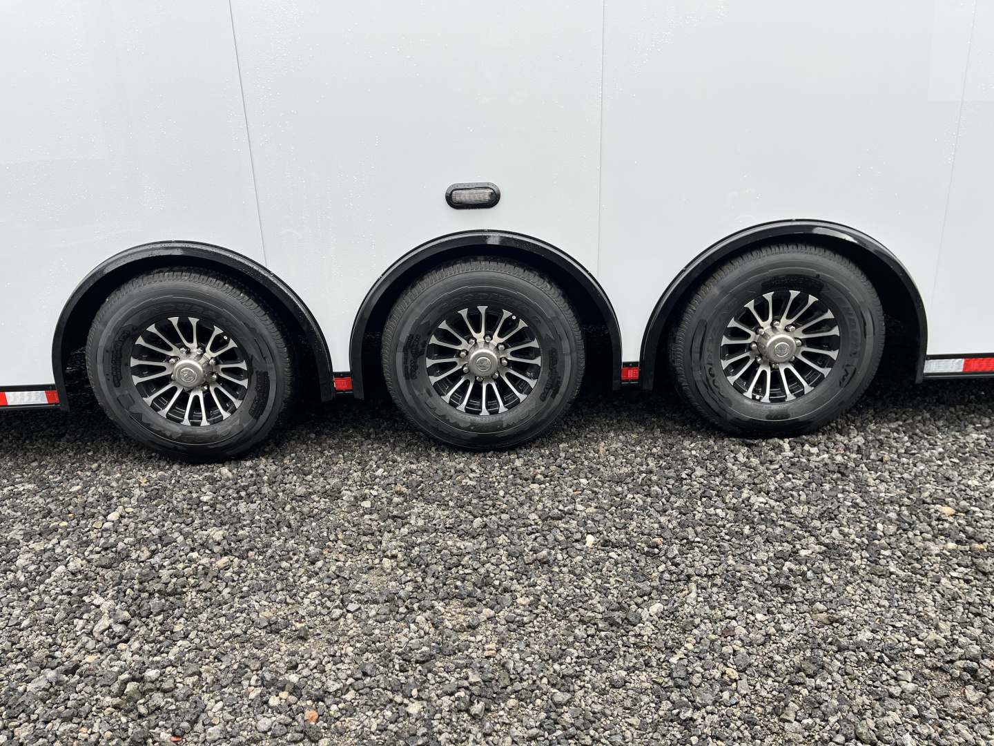 New 2026 Haulmark EDGE 34 Race Trailer With Turbo Package, Awning, Polycor, Insulated, Black Trim Package