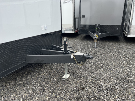 New 2026 Haulmark EDGE 34 Race Trailer With Turbo Package, Awning, Polycor, Insulated, Black Trim Package