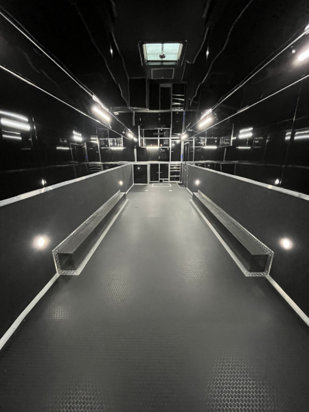 New 2026 Haulmark EDGE 34 Race Trailer With Turbo Package, Awning, Polycor, Insulated, Black Trim Package