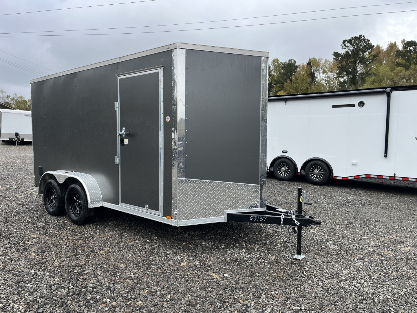 New 2026 Spartan 7X14 Enclosed Trailer, Polycor Exterior, Tandem Axle, StableDeck, 7K GVWR