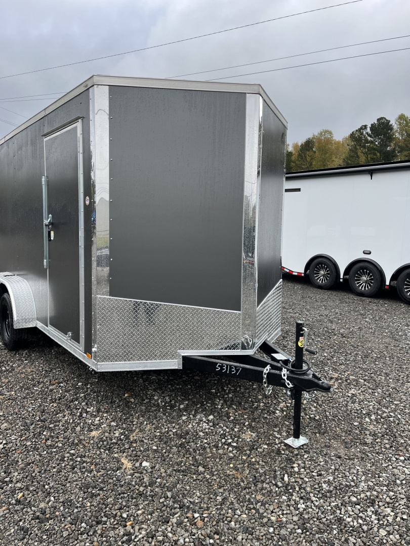 New 2026 Spartan 7X14 Enclosed Trailer, Polycor Exterior, Tandem Axle, StableDeck, 7K GVWR