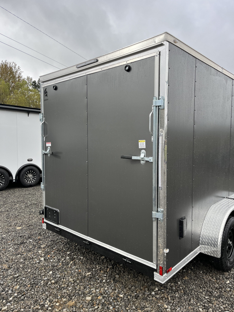 New 2026 Spartan 7X14 Enclosed Trailer, Polycor Exterior, Tandem Axle, StableDeck, 7K GVWR