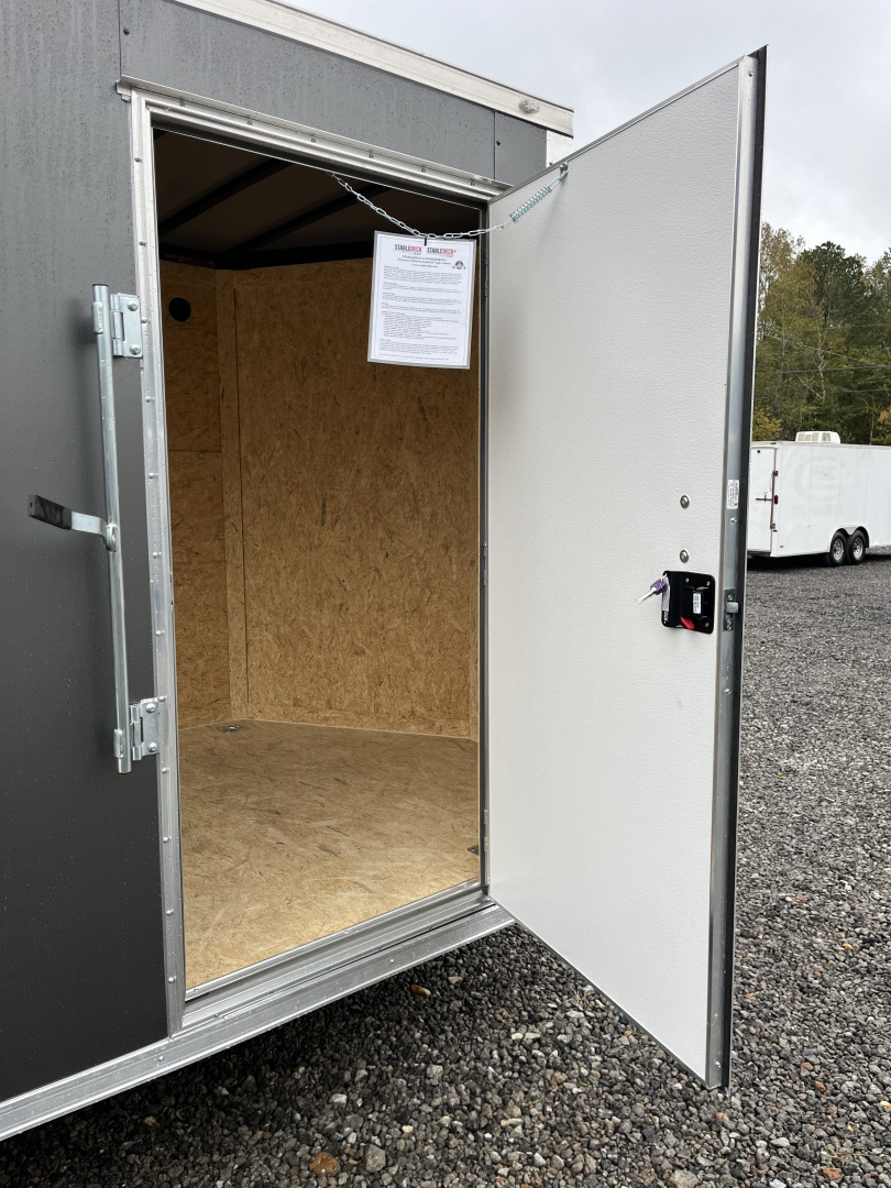 New 2026 Spartan 7X14 Enclosed Trailer, Polycor Exterior, Tandem Axle, StableDeck, 7K GVWR