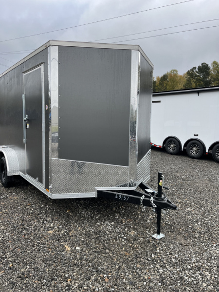 New 2026 Spartan 7X14 Enclosed Trailer, Polycor Exterior, Tandem Axle, StableDeck, 7K GVWR