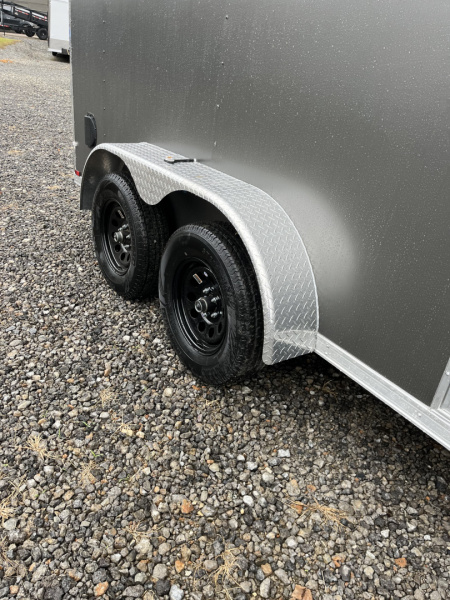 New 2026 Spartan 7X14 Enclosed Trailer, Polycor Exterior, Tandem Axle, StableDeck, 7K GVWR