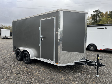 New 2026 Spartan 7X14 Enclosed Trailer, Polycor Exterior, Tandem Axle, StableDeck, 7K GVWR