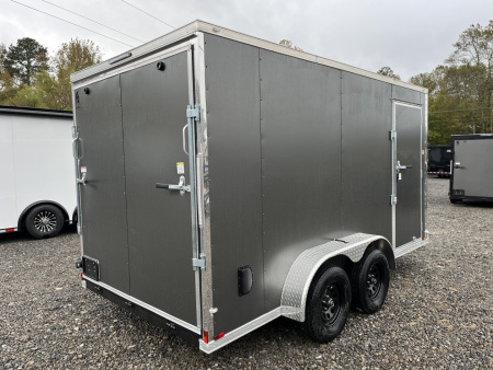 New 2026 Spartan 7X14 Enclosed Trailer, Polycor Exterior, Tandem Axle, StableDeck, 7K GVWR
