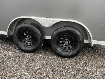 New 2026 Spartan 7X14 Enclosed Trailer, Polycor Exterior, Tandem Axle, StableDeck, 7K GVWR