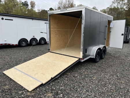 New 2026 Spartan 7X14 Enclosed Trailer, Polycor Exterior, Tandem Axle, StableDeck, 7K GVWR