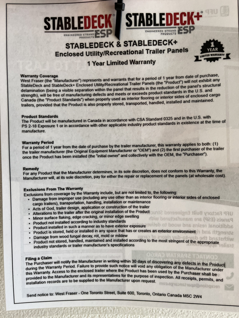 New 2026 Spartan 7X14 Enclosed Trailer, Preferred Package, Polycor Exterior, Tandem Axle, StableDeck, 7K GVWR