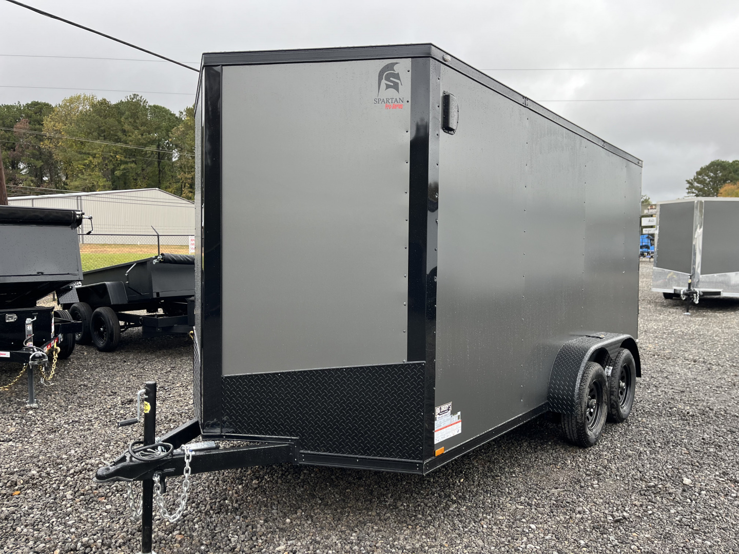 New 2026 Spartan 7X14 Enclosed Trailer, Preferred Package, Polycor Exterior, Tandem Axle, StableDeck, 7K GVWR
