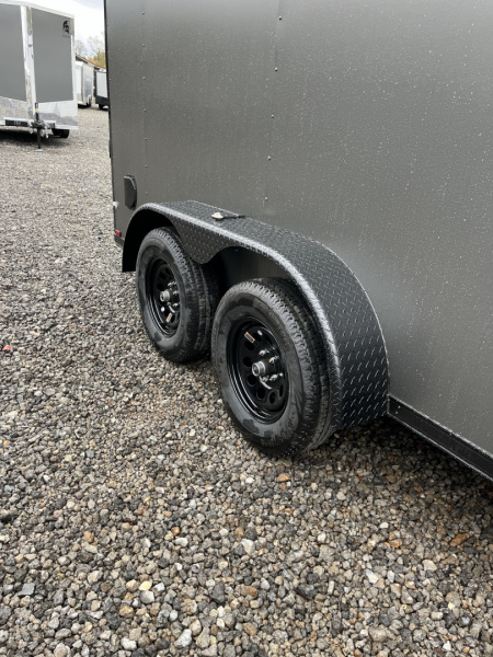 New 2026 Spartan 7X14 Enclosed Trailer, Preferred Package, Polycor Exterior, Tandem Axle, StableDeck, 7K GVWR