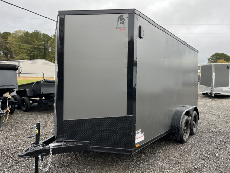 New 2026 Spartan 7X14 Enclosed Trailer, Preferred Package, Polycor Exterior, Tandem Axle, StableDeck, 7K GVWR