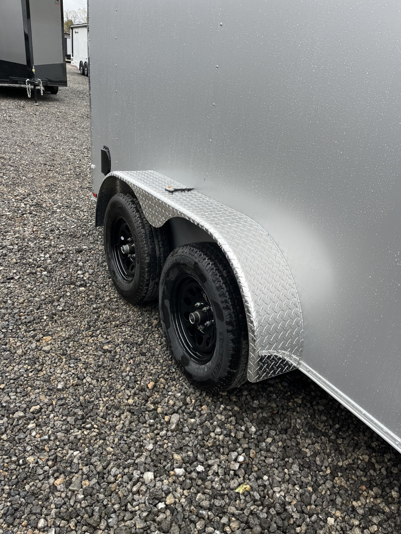 New 2026 Spartan 7X14 Enclosed Trailer With 7' Interior, Polycor Exterior, Tandem Axle, StableDeck, 7K GVWR