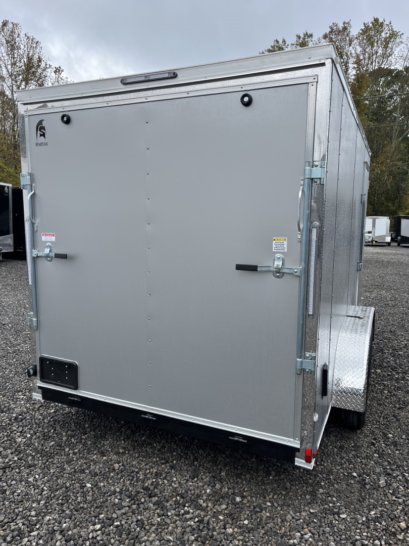 New 2026 Spartan 7X14 Enclosed Trailer With 7' Interior, Polycor Exterior, Tandem Axle, StableDeck, 7K GVWR