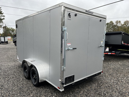 New 2026 Spartan 7X14 Enclosed Trailer With 7' Interior, Polycor Exterior, Tandem Axle, StableDeck, 7K GVWR
