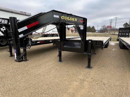New 2024 CornPro Trailers GOLDEN GN25+5 10K Flatbed Trailer