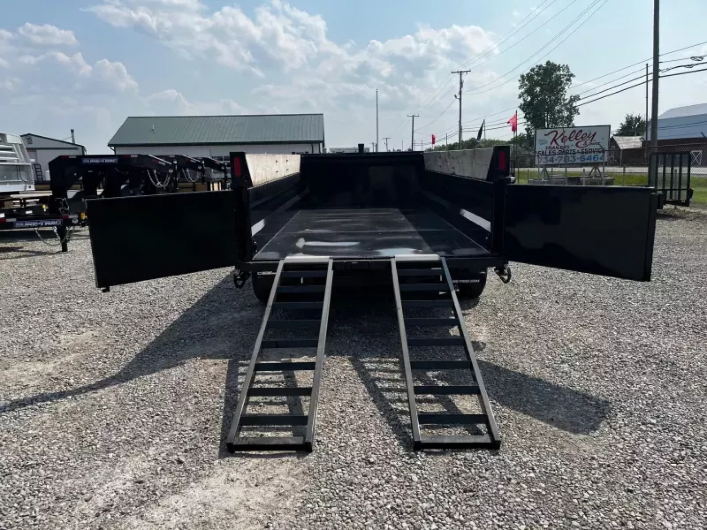 New 2025 Sure-Trac 82"x16 14K Telescopic Dump Trailer