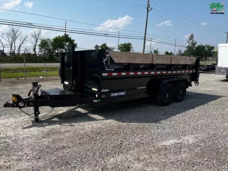 New 2025 Sure-Trac 82"x16 14K Telescopic Dump Trailer