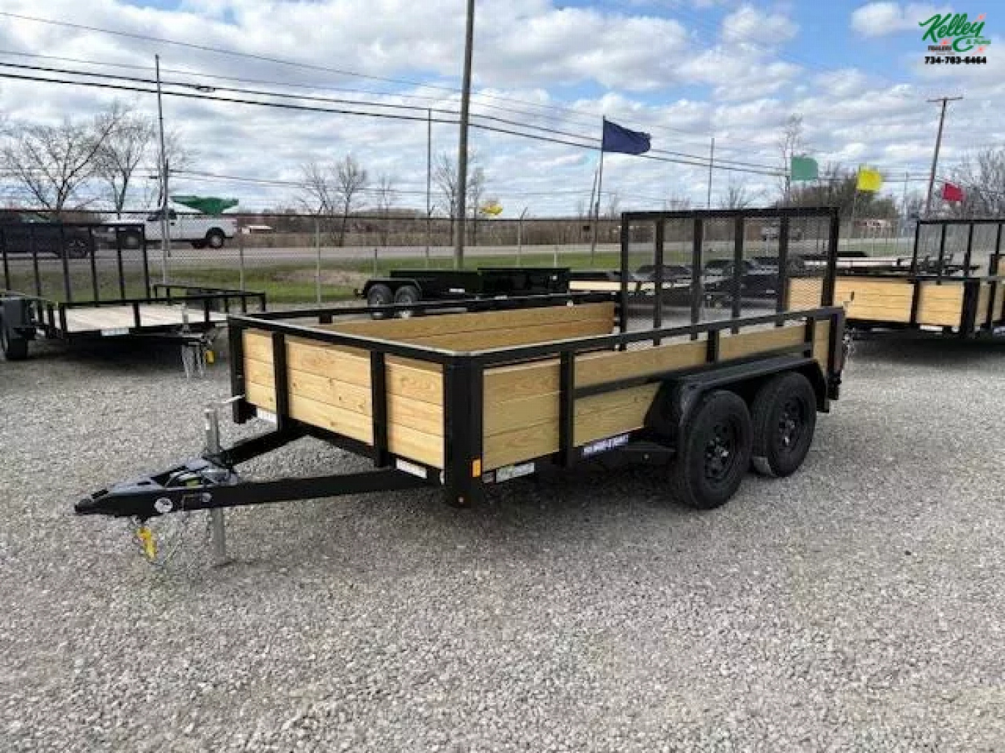 New 2025 Sure-Trac 7x12 7K 3-Board Utility Trailer