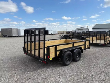 New 2025 Sure-Trac 7x12 7K 3-Board Utility Trailer